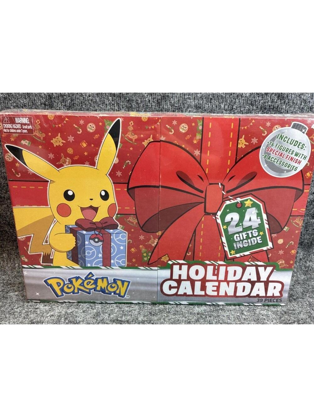 POKEMON Holiday Calendar 24 Gifts (16 Figures and 8 Accessories)